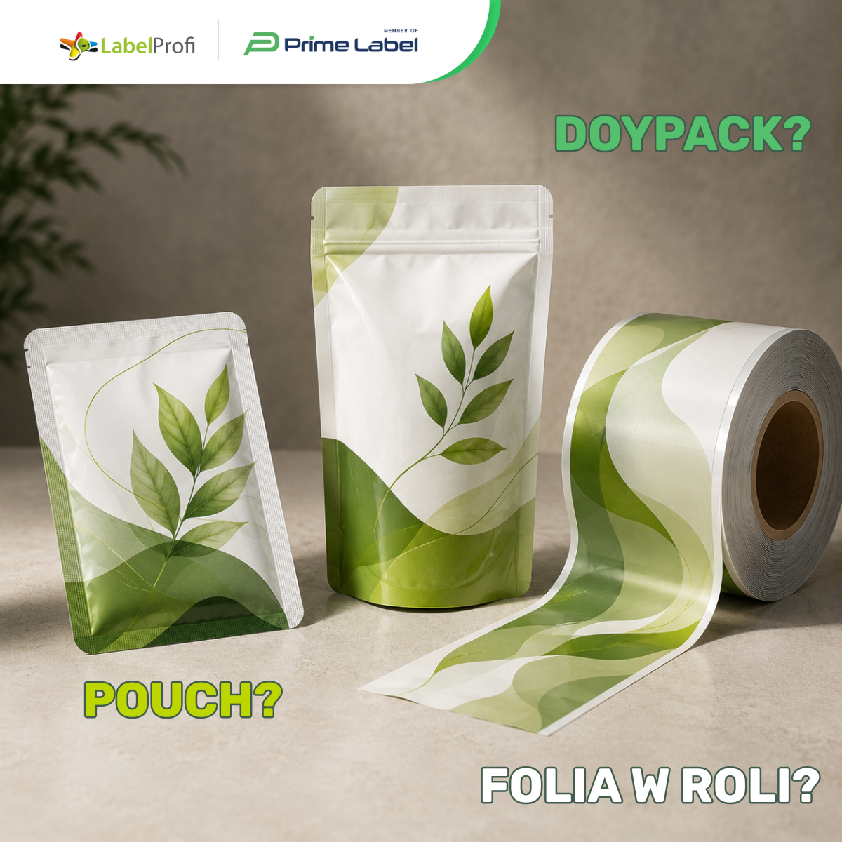 Pouch, doypack czy folia w roli? Jak dobrać opakowanie do produktu